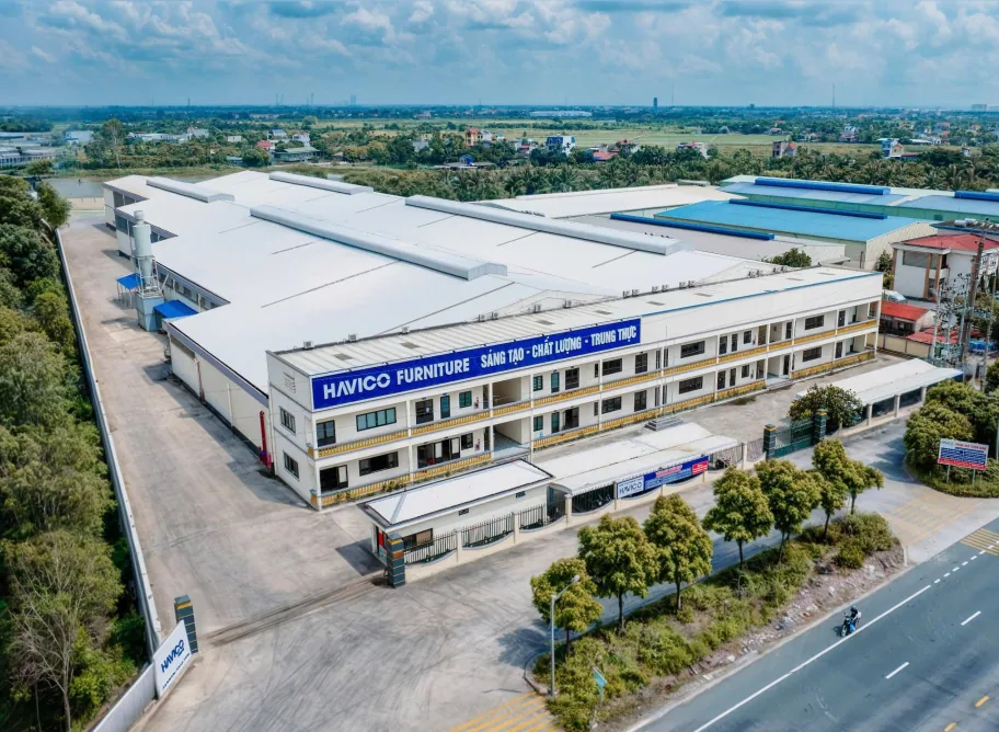 The HAVICO factory beside the road in An Lao, Hai Phong