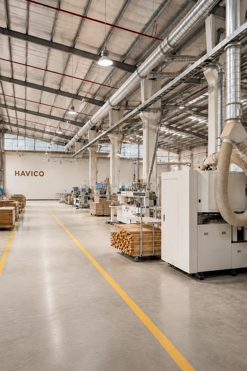 Production floor inside the HAVICO factory
